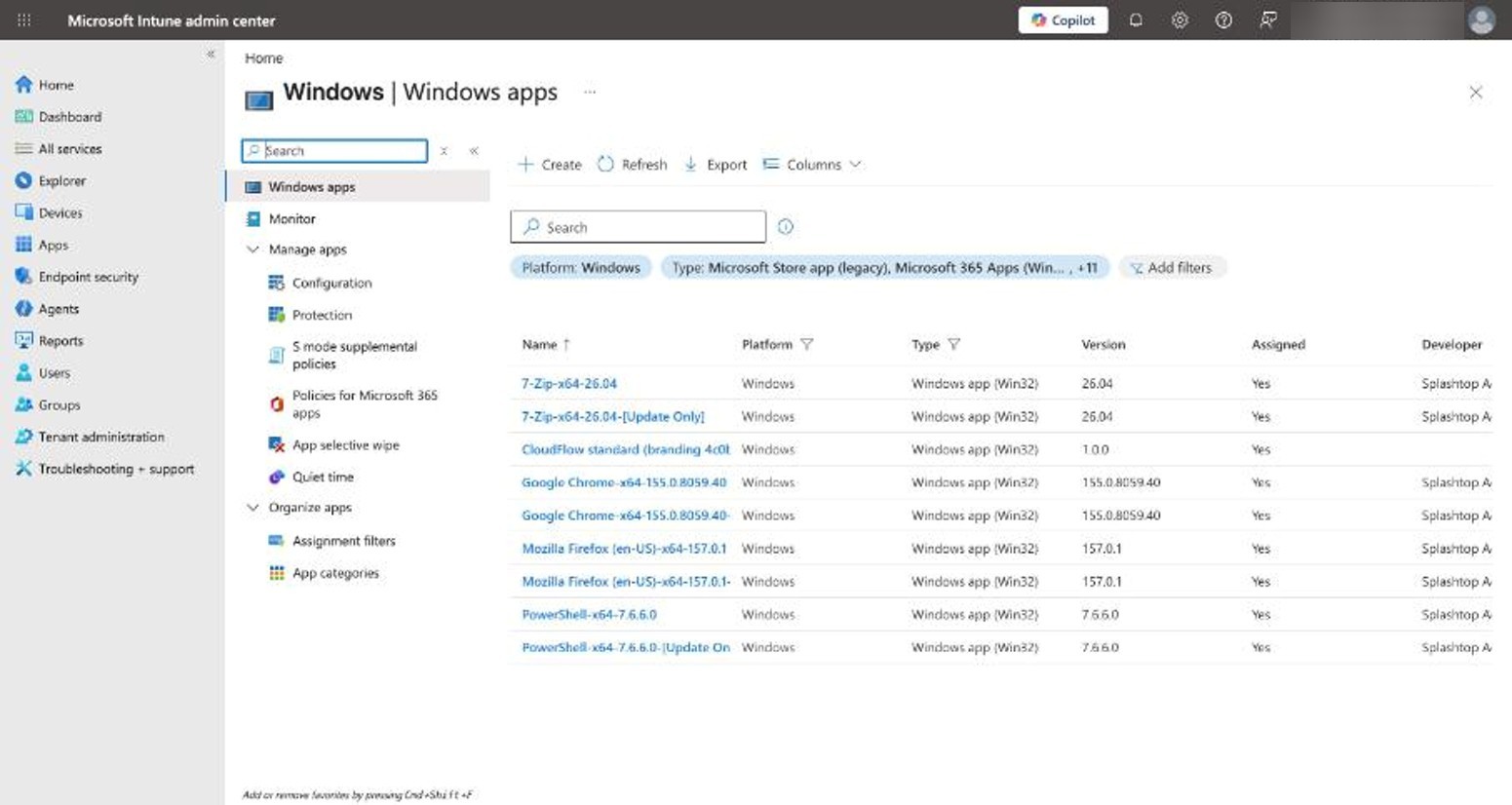 Branding app in Intune
